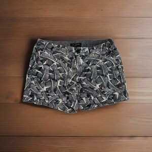Banana Republic Women's 4 Hampton Fit Tropical Leaf Shorts Summer Beach #7
